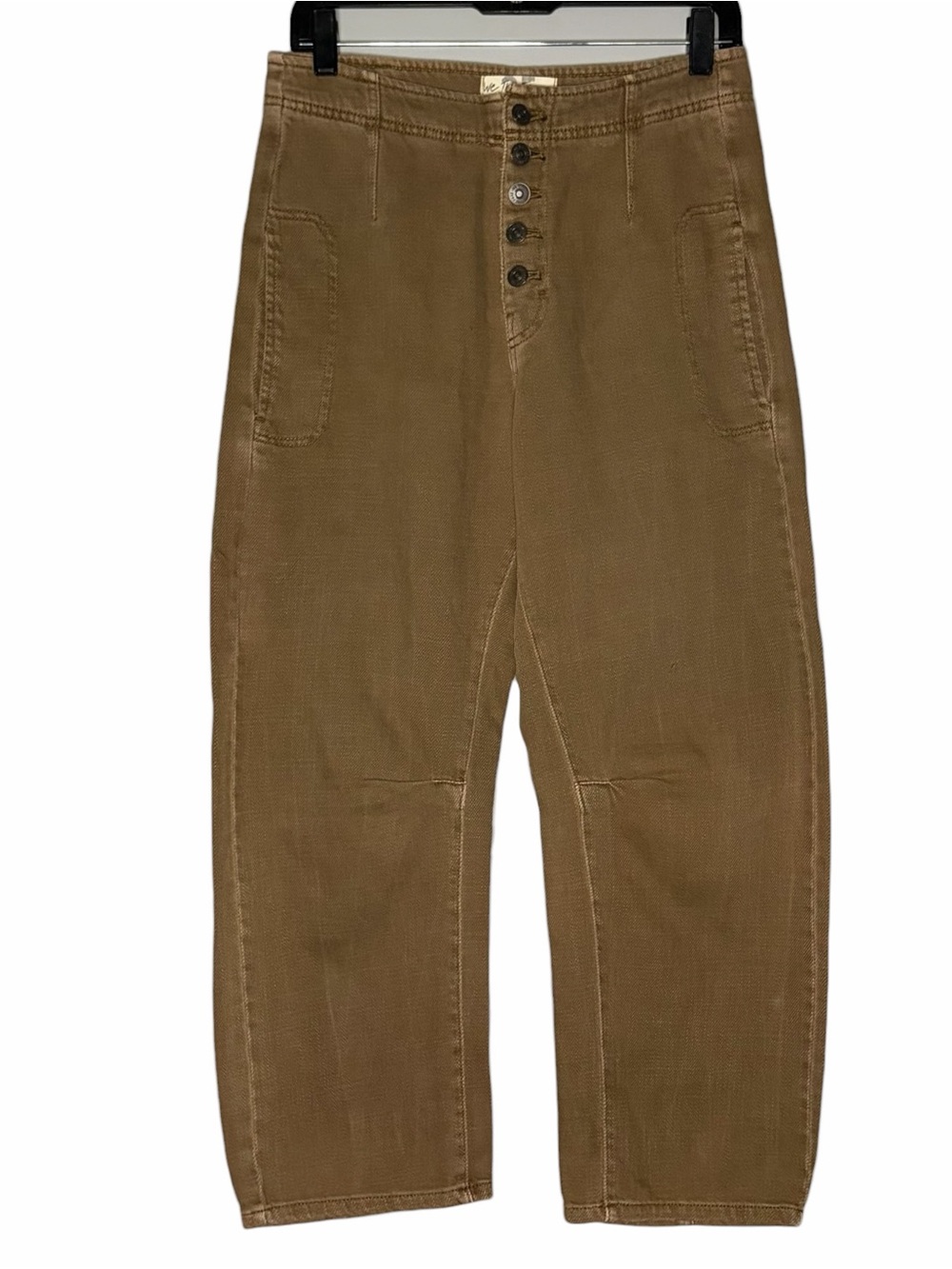 We The Free People Osaka Relaxed Tapered Jeans in Brown Women’s 25
